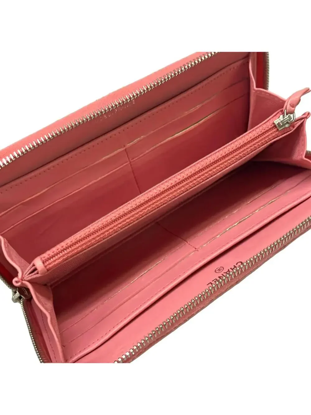 Chanel Matelasse Pink Lambskin Long #300022C69B